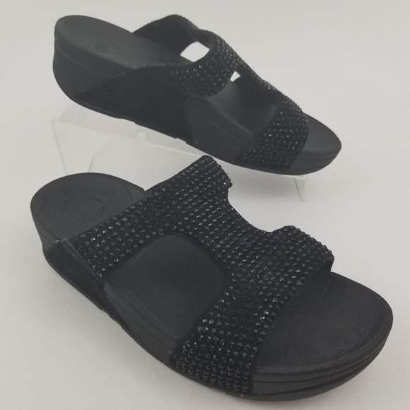 fitflop women's glitzie slide sandal